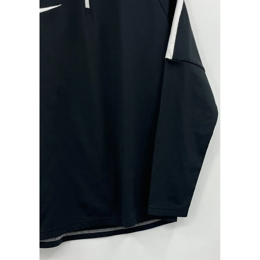 Nike Soccer Dri-Fit Academy Drill Black Half-Zip 839358-010 Youth Size XL